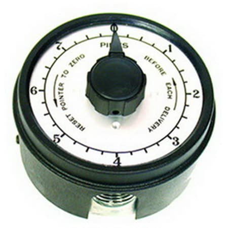 Zeeline Mechanical Non-Totalizing In-Line Pint Meter 0.5 in. NPT Female 1500